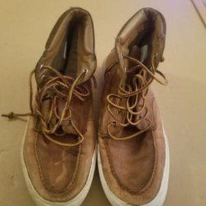 Men's Polo Ralph Lauren Boots Ankle Booties Leather Lace Up